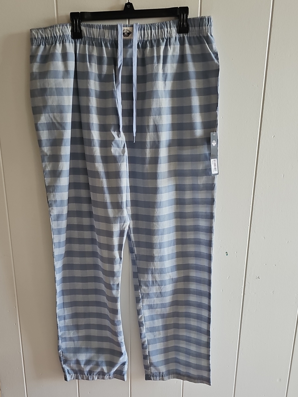 Dockers Men's Light Blue Chekered Sleep Pants XL